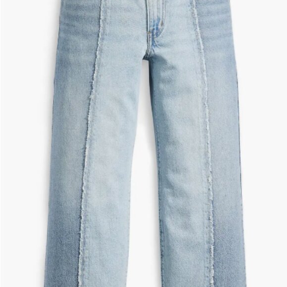 Levi's Recrafted Crop Baggy Wide Leg Dad Jeans - Picture 4 of 11